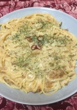 ダブルソースのクリームパスタ-レシピのメイン写真