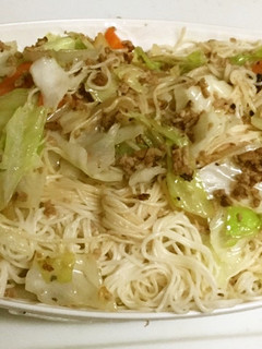 お肉の出汁が効いたソーメン炒め-レシピのメイン写真