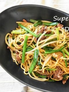 豚にらオイスター焼きそば-レシピのメイン写真