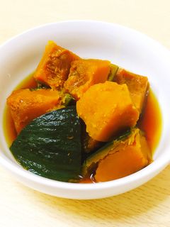 簡単10分☆レンジでかぼちゃの煮物-レシピのメイン写真