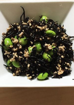 ビバ適当！枝豆とひじきの煮物-レシピのメイン写真