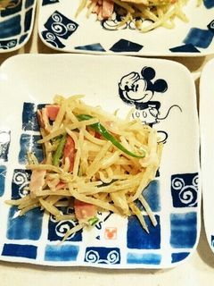 もやしとベーコンのマヨ炒め-レシピのメイン写真