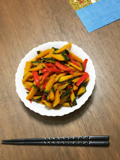 かぼちゃの中華風きんぴら-レシピのメイン写真