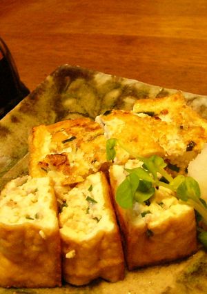 厚揚げの肉詰め-レシピのメイン写真