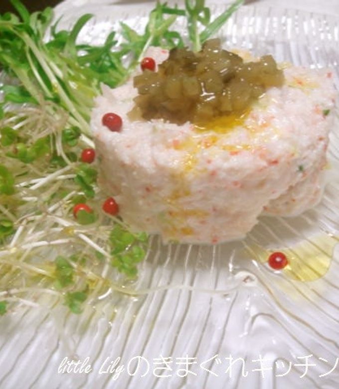カニとサワークリームの前菜-レシピのメイン写真