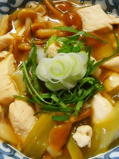 ダイエット鶏ささみと なめこ ネギの煮物-レシピのメイン写真
