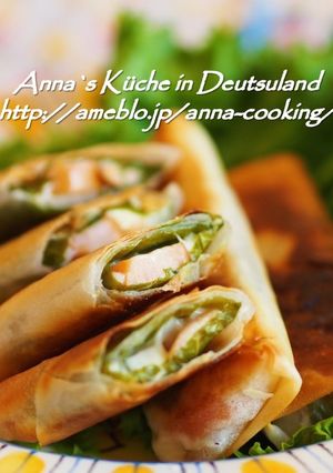 しそとウインナーとチーズのおつまみ春巻き-レシピのメイン写真