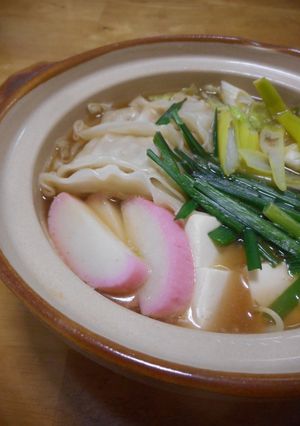 一人鍋で餃子鍋-レシピのメイン写真