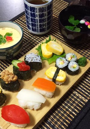 1歳の誕生日に！本物そっくり離乳食お寿司-レシピのメイン写真