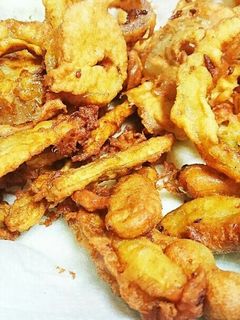 オニオンリングとゴボウスティック-レシピのメイン写真