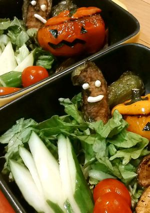 セニョリータのハロウィン肉詰め-レシピのメイン写真