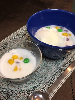タイ♡かわいいお団子ココナッツミルク-レシピのメイン写真