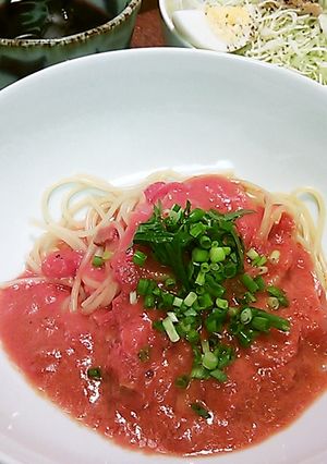 トマトとクラムチャウダーのパスタ-レシピのメイン写真