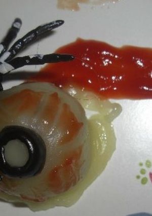 ハロウィン★簡単目玉ミートボール-レシピのメイン写真