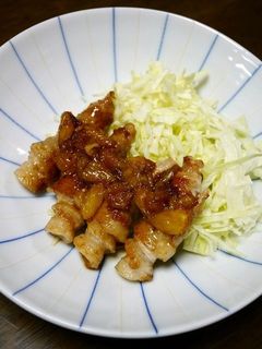 簡単!ロールポークのオレンジ生姜焼き-レシピのメイン写真