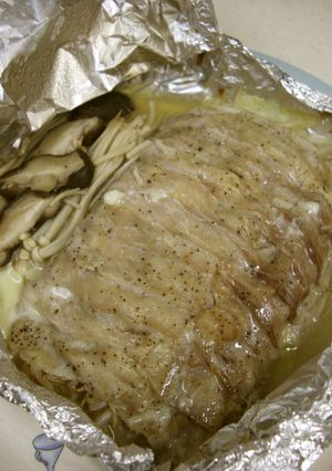 豚肉とチーズのホイル焼き-レシピのメイン写真