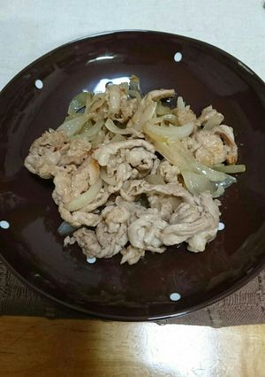 ガッツリ！簡単！豚のしょうが焼き-レシピのメイン写真