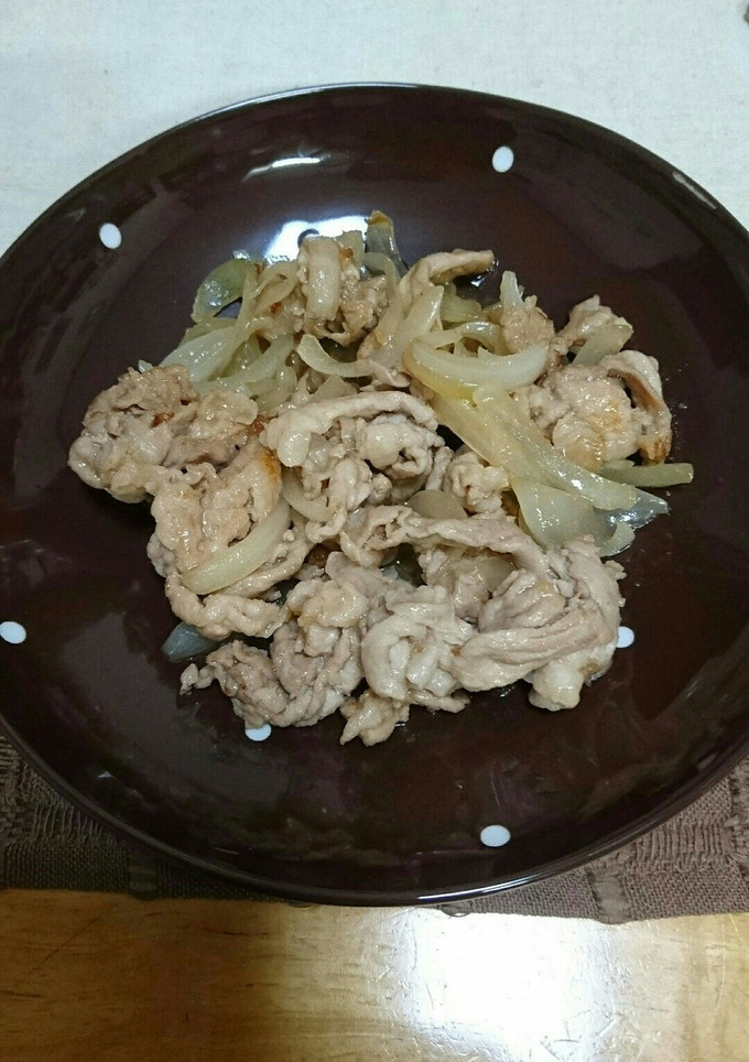 ガッツリ！簡単！豚のしょうが焼き-レシピのメイン写真