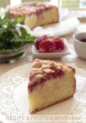 苺とクリームチーズのコーヒーケーキ-レシピのメイン写真