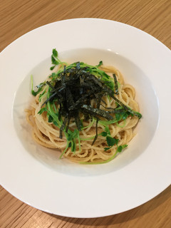 あごだしで☆たらこスパ-レシピのメイン写真