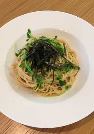 あごだしで☆たらこスパ-レシピのメイン写真