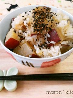 ♥さつま芋と油揚げの炊き込みご飯♥-レシピのメイン写真