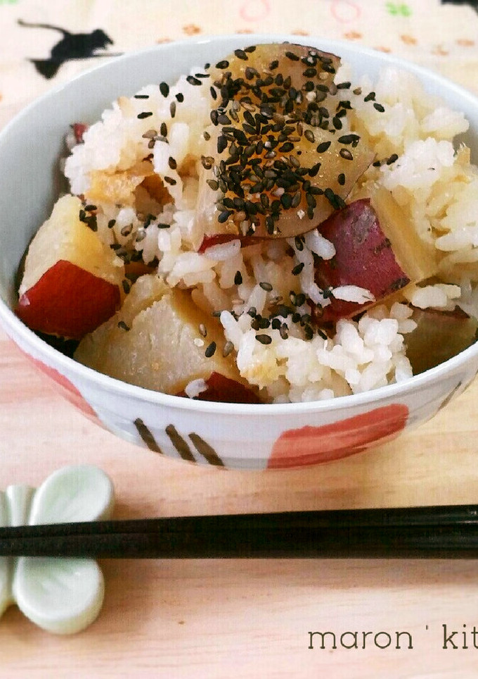 ♥さつま芋と油揚げの炊き込みご飯♥-レシピのメイン写真
