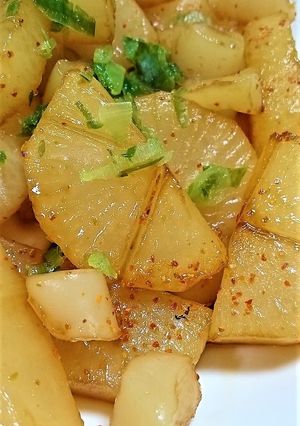 大根とこんにゃくのピリ辛炒め-レシピのメイン写真