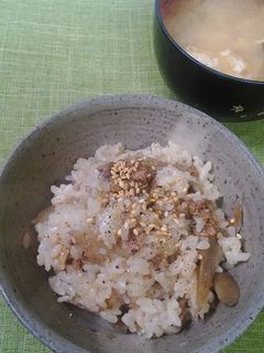 我が家の牛ごぼう飯♪-レシピのメイン写真