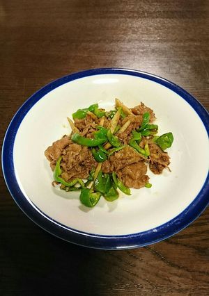 減塩　牛肉とごぼうの甘辛炒め-レシピのメイン写真