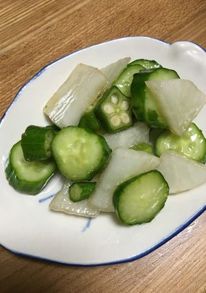 あごだしつゆを使った 梅酢の酢の物-レシピのメイン写真