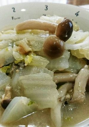 時短！無水で白菜の味噌煮-レシピのメイン写真