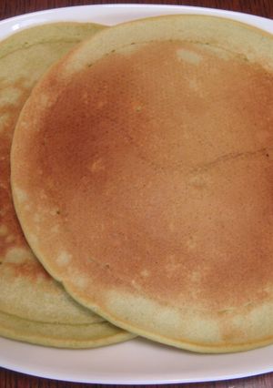 青いホットケーキ-レシピのメイン写真