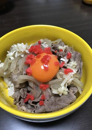 ごま油香る牛丼-レシピのメイン写真