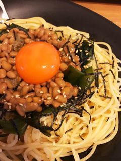 簡単♡混ぜて乗せるだけ納豆パスタ-レシピのメイン写真