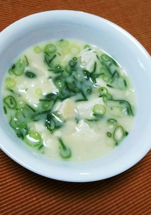 超簡単☆豆乳と豆腐のスープ-レシピのメイン写真