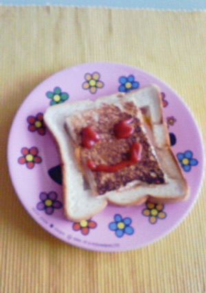 にっこり♪トースト-レシピのメイン写真