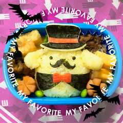 รูปของ キャラ弁ハロウィン＊ポムポムプリン