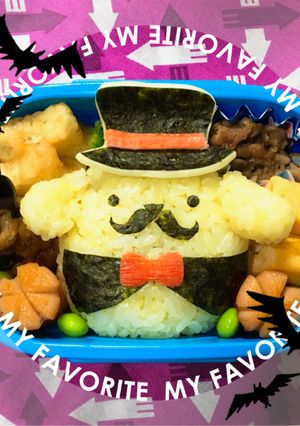 キャラ弁ハロウィン＊ポムポムプリン-レシピのメイン写真