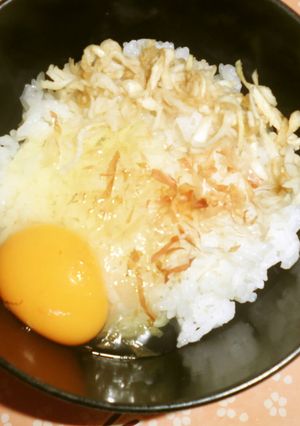 卵かけご飯　切干入り-レシピのメイン写真