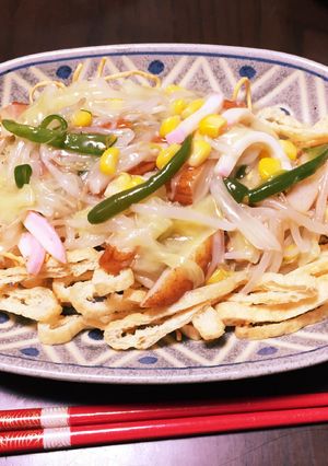 ゆる糖質オフのかた焼きそば（麺）-レシピのメイン写真