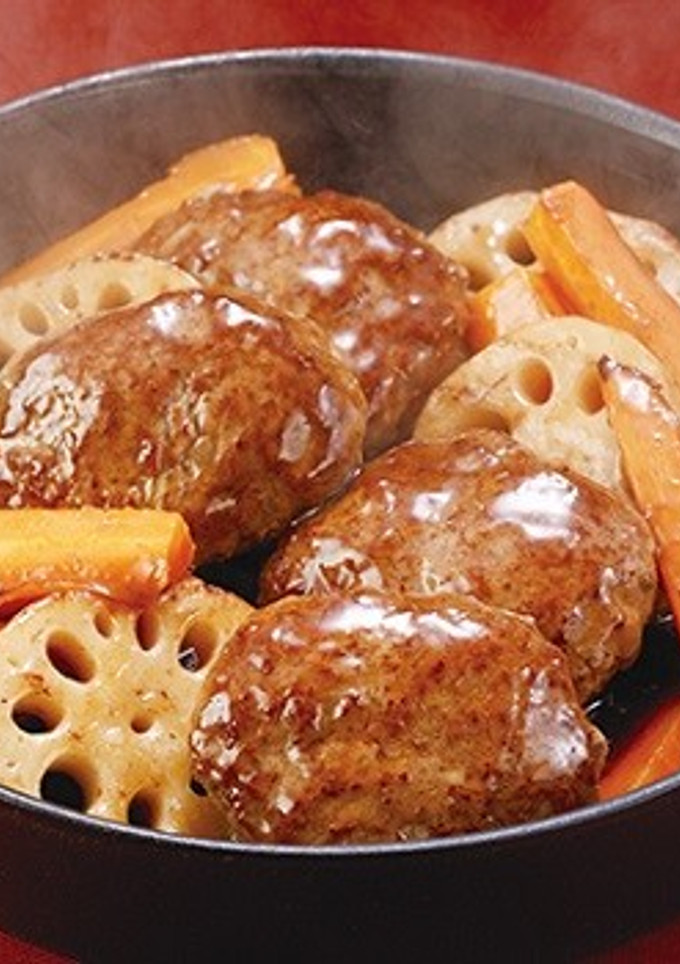 和風煮込みハンバーグ-レシピのメイン写真