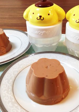 ゼラチンde簡単♪全卵1つのチョコプリン-レシピのメイン写真