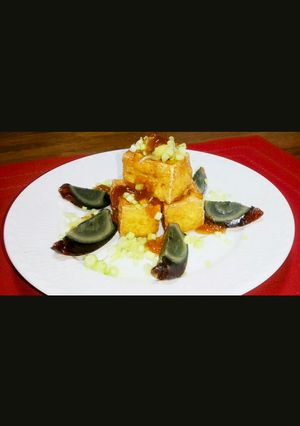 カリカリ豆腐とピータン-レシピのメイン写真