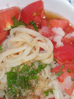 美味しいトマトサラダde冷やしうどん-レシピのメイン写真