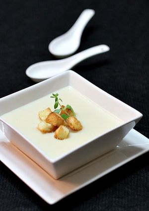 温かいポテトスープ-レシピのメイン写真