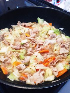 豚肉とキャベツと春雨の味噌炒め-レシピのメイン写真