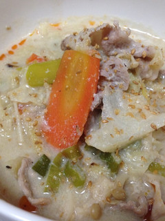 キャベツと豚肉のプチ豆乳鍋-レシピのメイン写真