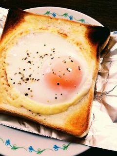 マヨハム目玉焼きトースト☆-レシピのメイン写真