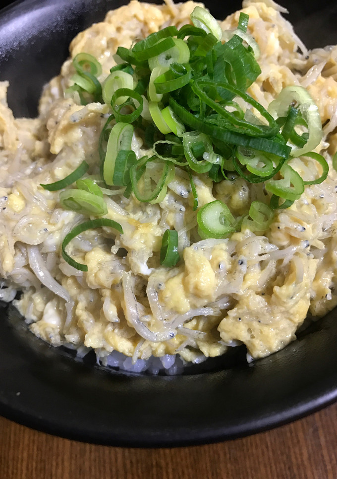 簡単★しらすとたまごのふわふわ丼-レシピのメイン写真